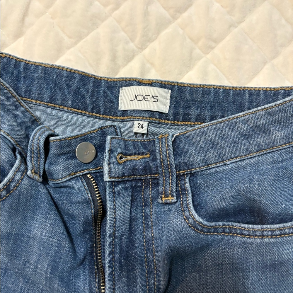 Joe's Croped Wide Leg Jeans